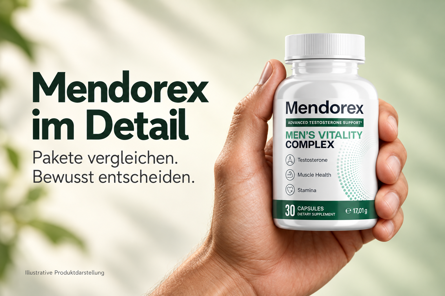 Männliche Vitalität und moderne Formeln im Vergleich